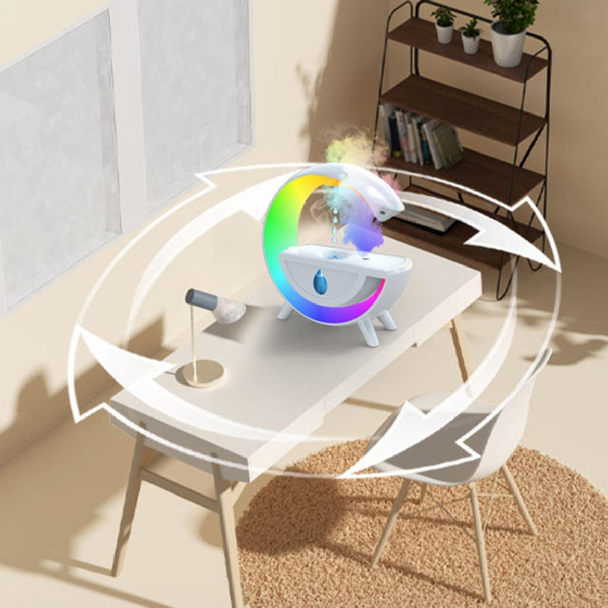 Mini water drop umidificatore a goccia d'acqua gocce di pioggia levitanti creative