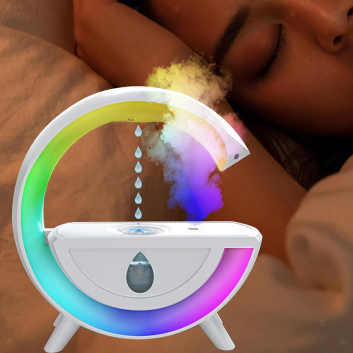 Mini water drop umidificatore a goccia d'acqua gocce di pioggia levitanti creative