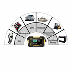 Caricabatteria 12v 6a 5a automatico ripara carica impulsi