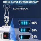 Lampada Plafoniera 200W con Pannello Solare – 156 LED COB, Telecomando e Accessori