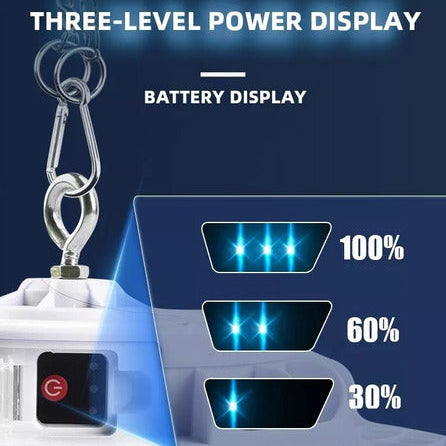 Lampada Plafoniera 200W con Pannello Solare – 156 LED COB, Telecomando e Accessori