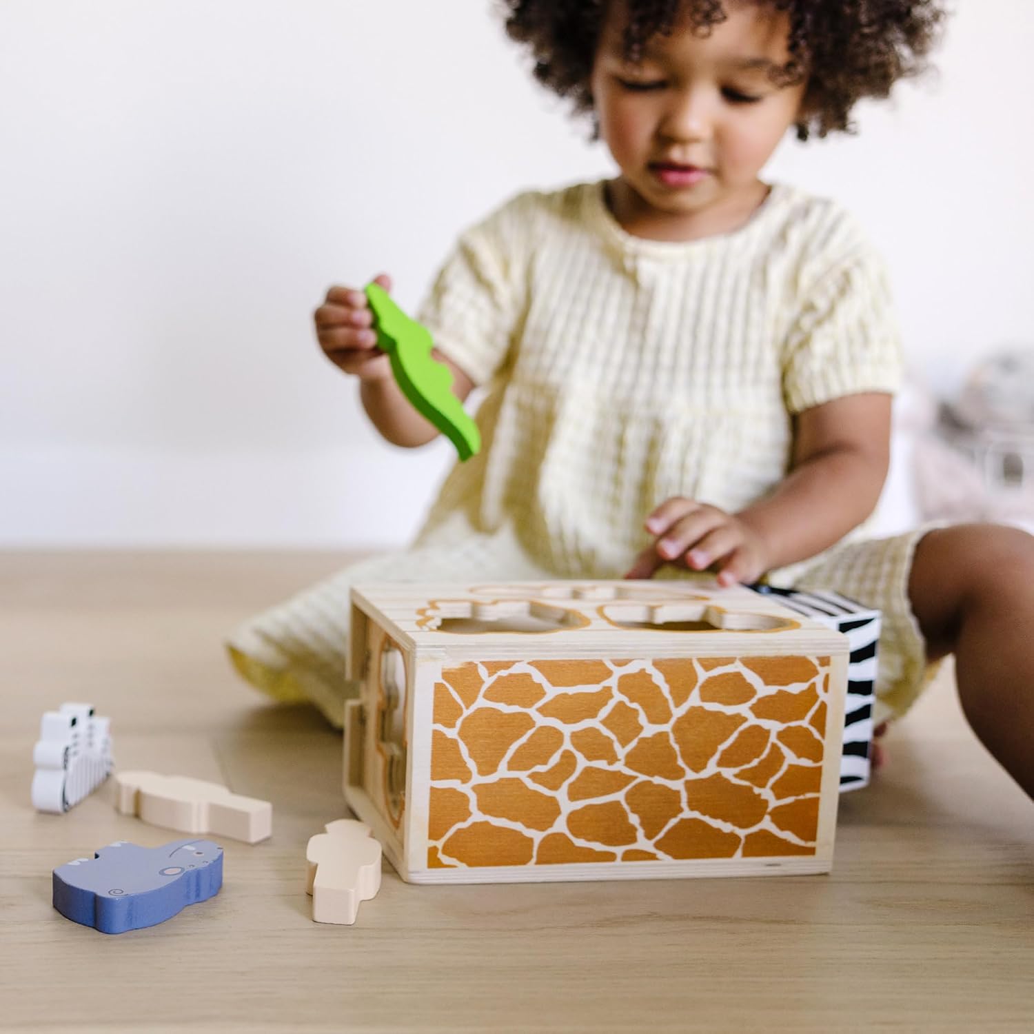 Camion Soccorso Animali in Legno | Gioco Educativo per Bimbi