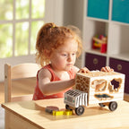 Camion Soccorso Animali in Legno | Gioco Educativo per Bimbi