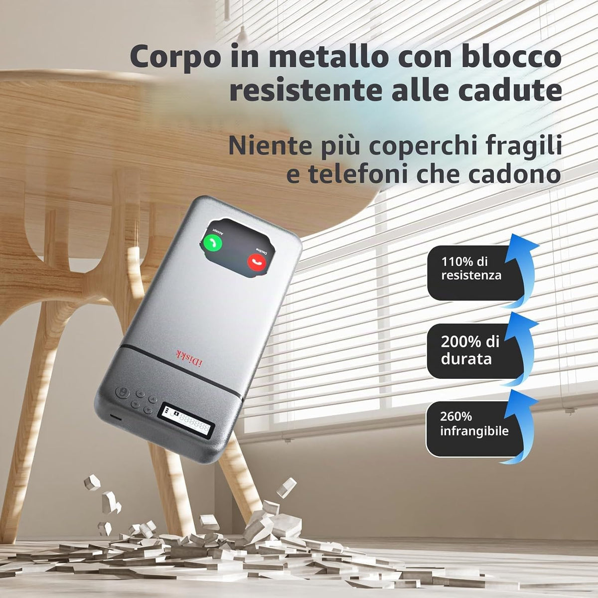 Scatola di Sicurezza in Metallo con Timer per Smartphone