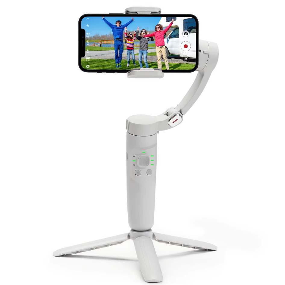 Stabilizzatore Cardanico Portatile Pieghevole a 3 Assi per Smartphone