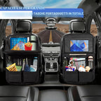 Organizer da auto impermeabile con tavolino pieghevole e 10 tasche