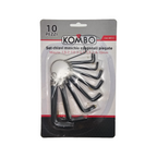 Set 10 Chiavi a Brugola Esagonali Kombo - Misure 1.5-10mm con Anello Portachiavi