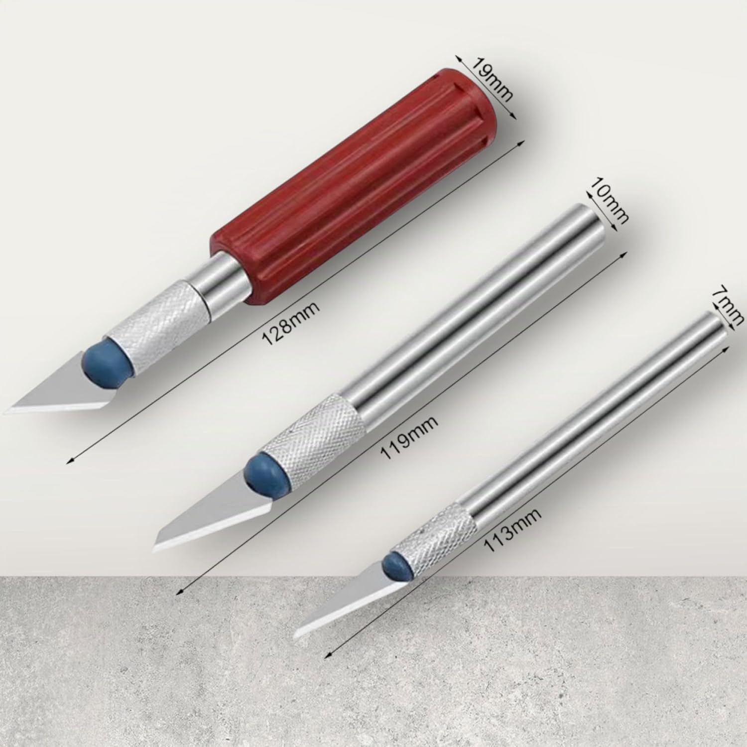 Set Bisturi Precisione 13 Lame + 3 Manici per Modellismo e Fai da Te