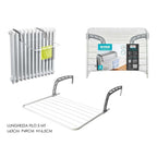Stendibiancheria da Termosifone e Balcone con Bracci Regolabili e Ripiegabili – Salvaspazio, Robusto e Funzionale