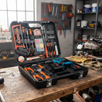 Kit di Attrezzi 100 Pezzi con Trapano Avvitatore a Batteria – Completo, Versatile, Professionale