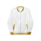 Giacca Bomber Attila", usa "Giacca Bomber Unisex Bianca Alta Qualità - Brand Attila - Stile Urban
