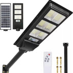 Lampione Solare LED 90W con Sensore di Movimento e Telecomando – 144 LED, Batteria 9000mAh